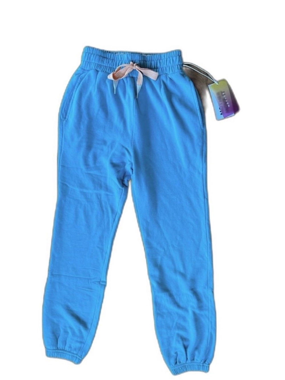 MOTHER Sky Blue knock out sweatpants - Picture 5 of 9